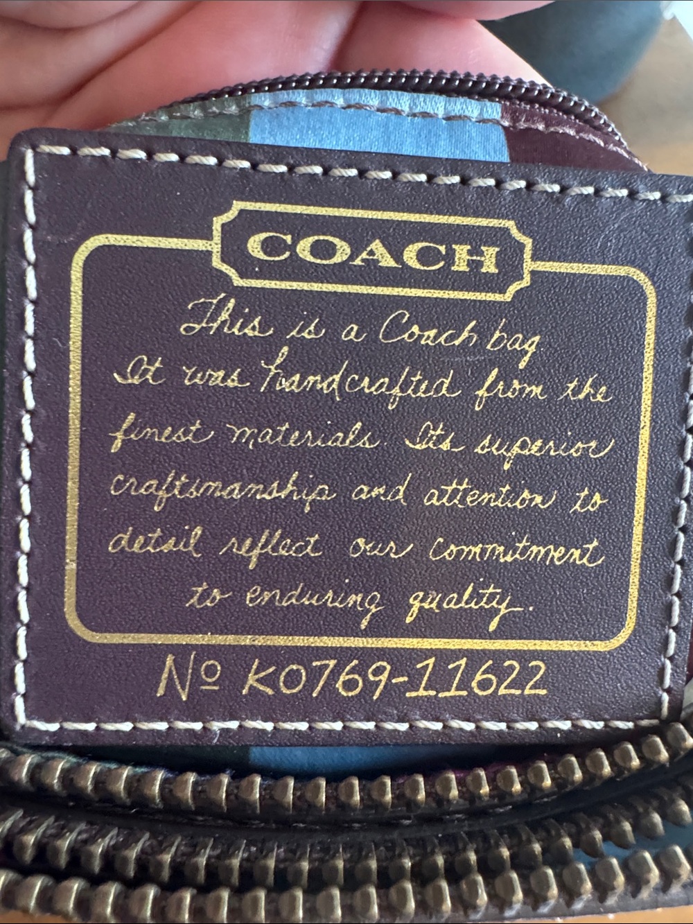 Vintage Coach Legacy "Bridget" shoulder bag (Style #11622) - Picture 9 of 14